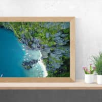 12 El Nido Secret Beach – Drone Print