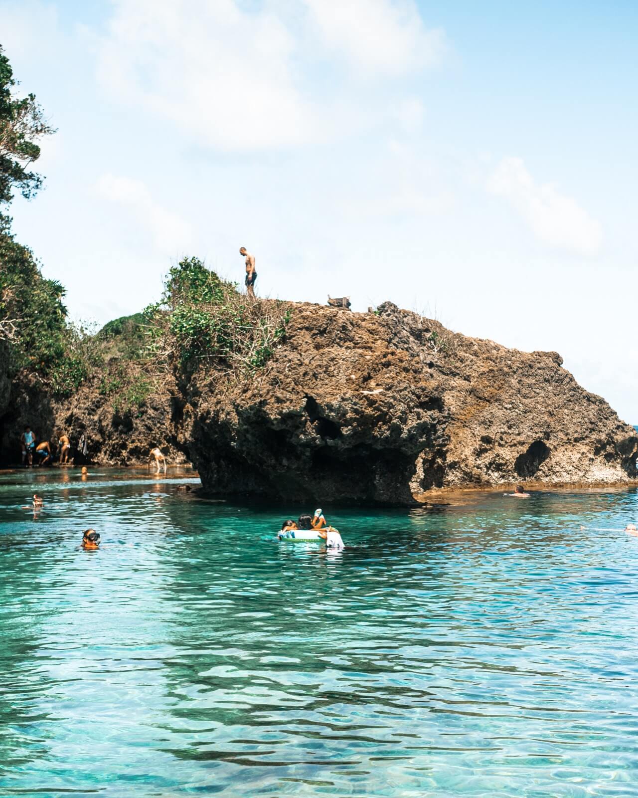 Magpupungko Rock Pools Cliffin Jumping