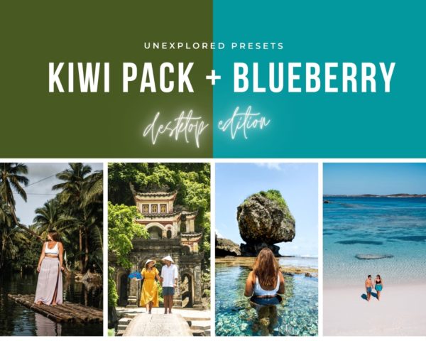 The Complete Desktop Preset Collection – Kiwi + Blueberry