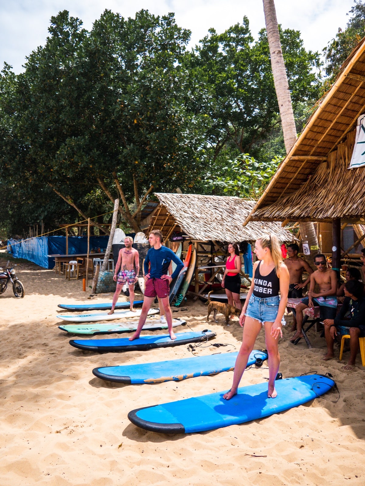 Surfing Nagtabon Beach, Philippines